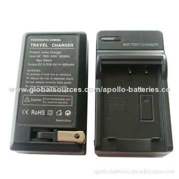 Camera battery charger for Nikon EN-EL8, 4.2/8.4V, 600mAh